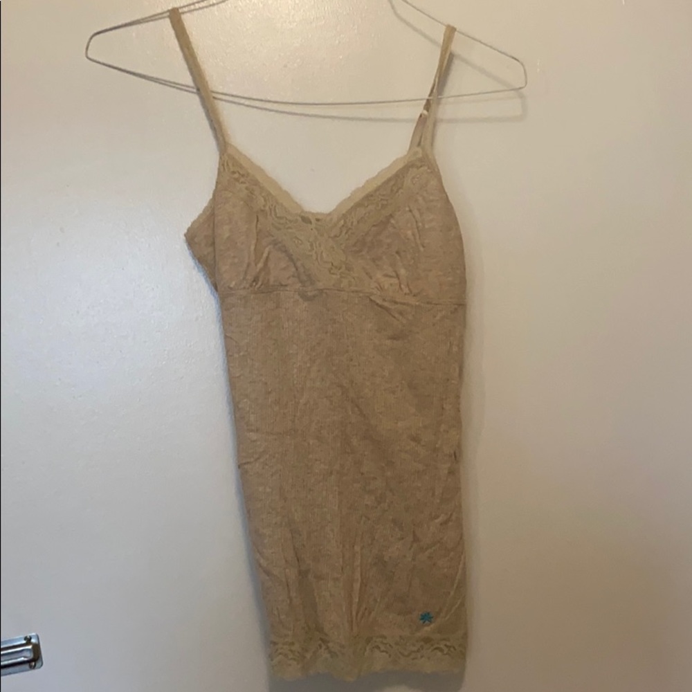 So Wear It Declare It Beige Tank Top